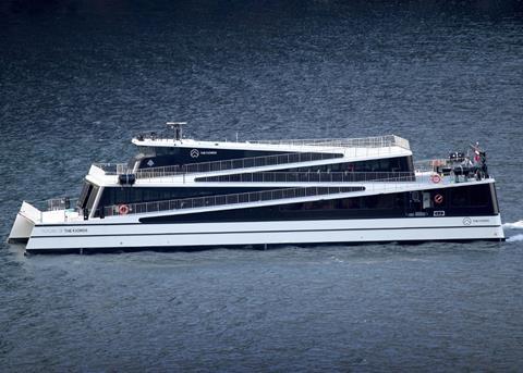 The NOK 144 million vessel is propelled by two 450kW electric motors