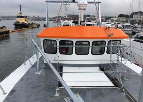 The vessel has a 17ft beam which extends forward and aft with a clear and spacious working deck