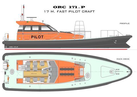 The ORC-171 pilot boat Photo: MAN