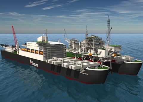 The Pieter Schelte will completely lift the tops off offshore platforms with a weight of up to 48,000 tonnes.