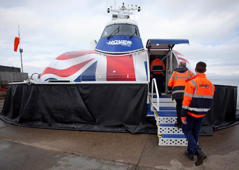 Hovertravel’s new hovercraft has been built by Griffon