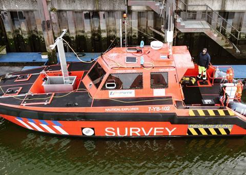 seafloor surveying vessel