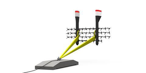 Schottel Hydro also offers the Triton semi-submerged floating platform