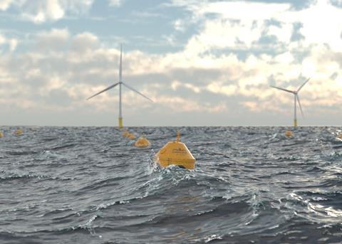 Visualisation of a future Corpower wave energy farm