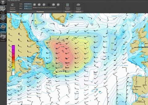 Theyr Weather and Ocean data parameters include wind speed, barometric pressure, precipitation, air temperature, sea surface temperature