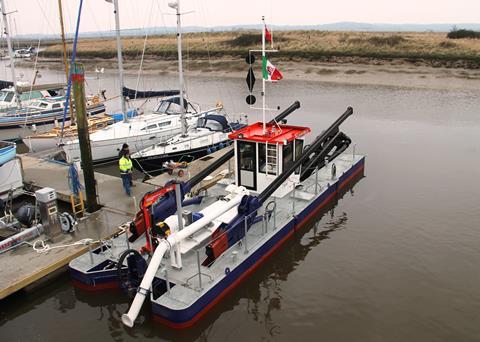 The first MarinaMaster 8000 is seen following commissioning in the UK earlier this month