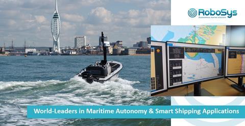 Robosys Automation leaders in Maritime Autonomy and Smart Shipping Applications