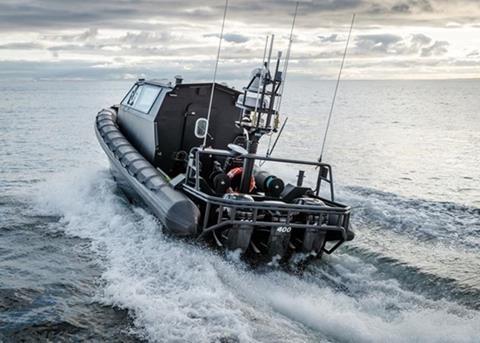 BWB's Patrol 12 RIB design can offer a detatchable wheelhouse