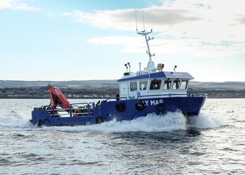 Lily Mae - a 15m fish farm workboat built for Scottish Sea Farms