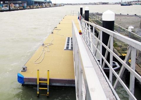 The pontoons feature continuous buoyancy for maximum stability