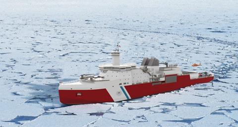 The USCG cutter will take on ‘heavy polar’ operations reaching -40°C