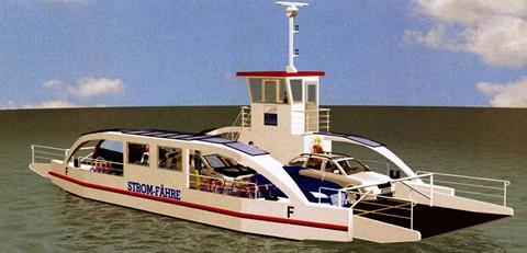 This ferry is under construction at the Central Industry Group and it is one of the subsidiary companies in this group, Kräutler Elektromaschinen, that is providing the propulsion systems