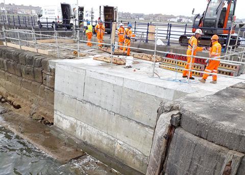 Concrete Formwork repair/Sea defence