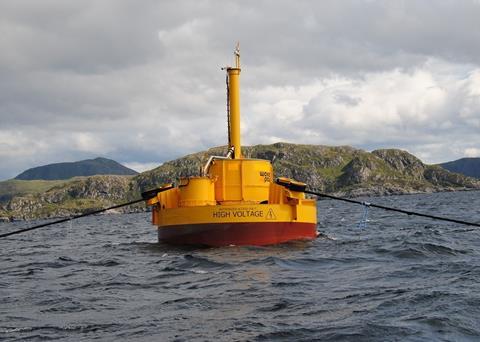 a prototype has been on trial at the exposed Runde site off the coast of Norway,