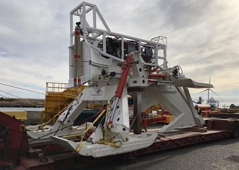 Pharos Offshore refurbished the plough in just 3 months