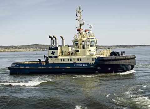Svitzer Gaia is the first of two diesel-electric ‘ECO’ tugs to enter service with the Svitzer fleet in Scandinavia