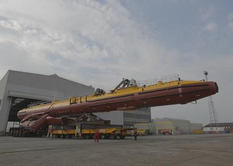 Scotrenewables' SR2000 - the world's largest tidal turbine - is ready for trials