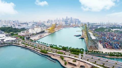 Port of Singapore is making the news in promoting sustainable operations (ABB)