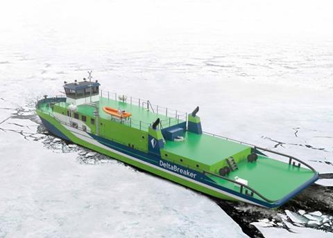 LNG-powered ice-class pusher tug (Deltamarin)