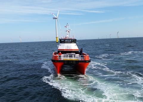 The new CTVs will soon be put to work off the windfarms in the North Sea