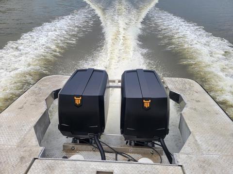 PXE Marine diesel outboards installed in Louisiana