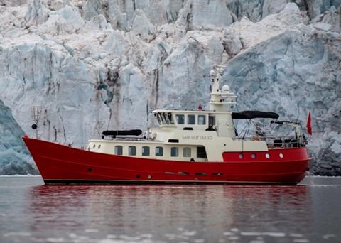 The vessel has been fitted out for Arctic research