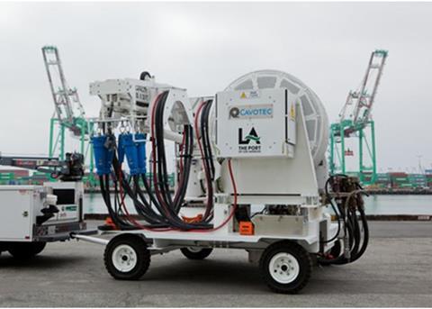 A demonstration of shore power was carried out to highlight the benefits