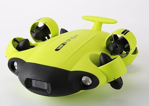 FIFISH is compact, measuring 383 x 331 x 143mm