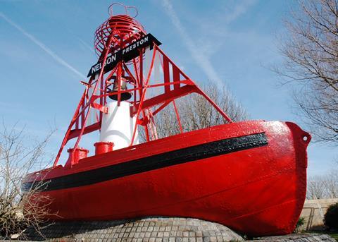 Today the Nelson buoys mark the original course of the river Ribble, which was diverted in the 19th Century to enable the construction of the docks.