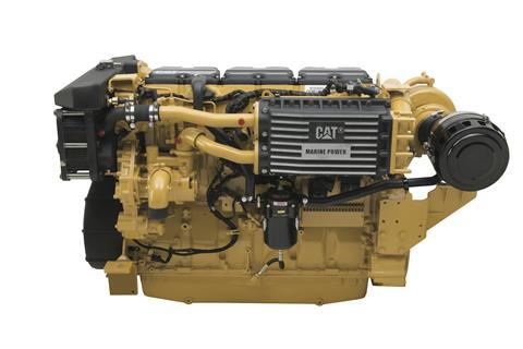 The Cat C18 ACERT propulsion engine which has been installed by Finning Power Systems