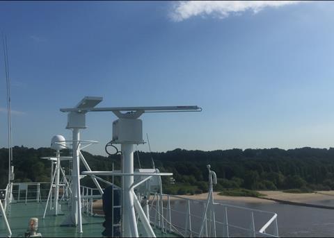 The NautoScan NX Radar Transceiver has been installed on the container feeder ‘Vera Rambow’