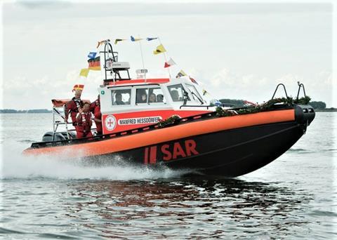 The new Manfred Hessdörfer: one of the two fastest German rescue boats