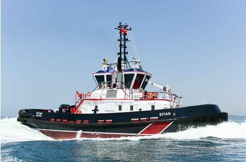 'Eitan' will be the third VectRA tractor tug operated by Port of Ashdod (Sanmar)