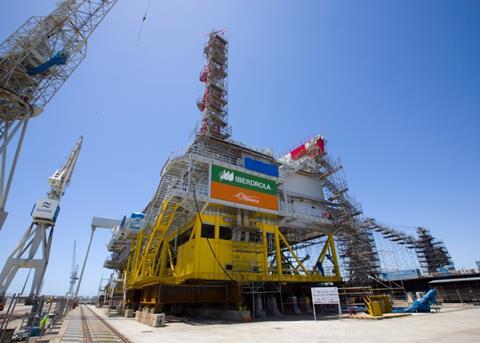 Substation Andalucía will become the power core of the offshore wind farm that Iberdrola is constructing in the Baltic Sea