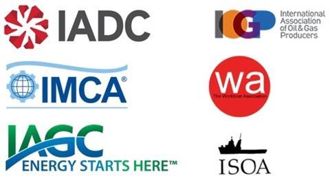 The Industry Group comprised IADC, IAGC, IMCA, IOGP, ISOA and the Workboat Association
