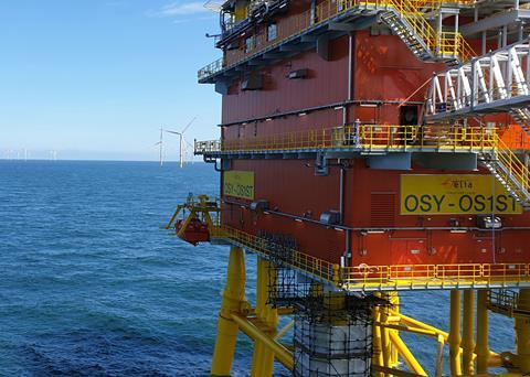 EDS has completed works on the first ever offshore grid connection project in the North Sea waters off Belgium Photo: EDS