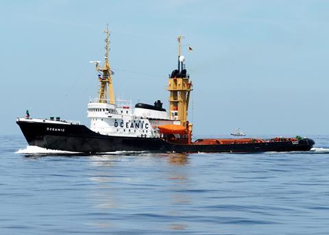 Oceanic goes to new owners after a varied career with Bugsier Reederei. Photo:  P. Andrysak