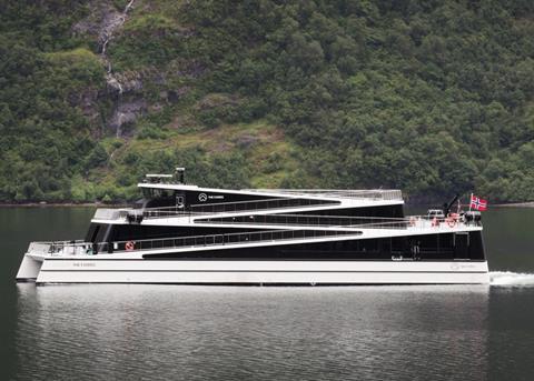 'Vision of the Fjords' continues to turn heads cruising up and down the Norwegian coast