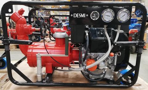 Emergency Firefighting pump