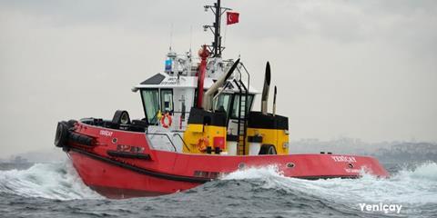 The Yenicay class is the smallest of Sanmar's latest featured tugs (Sanmar)