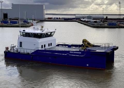The new vessel is to be called 'MMS Superior'