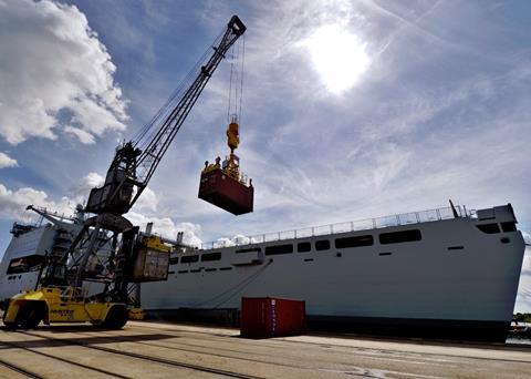 The facility is one of the UK military’s major logistics ports