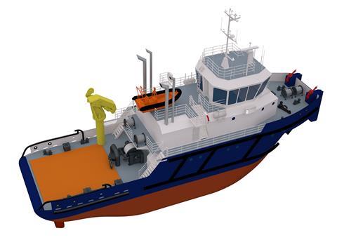 The new design is configured for multipurpose roles (Okskaya Shipyard)