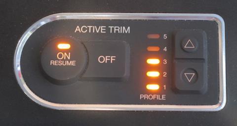 Mercury's new Active Trim can be switched off