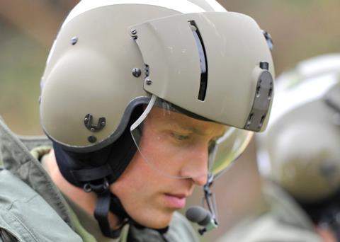 Prince William was co-pilot of the RAF search and rescue helicopter which rescued two crewmen from the Swanland late last month.