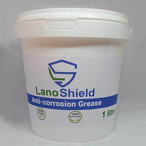 The product comes as grease and a spray in a range of sizes starting at 250ml tubs of grease to 200 litre barrels of LanoShield spray