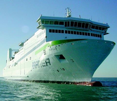 The new ropax ferry Murillo.