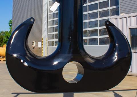 The latest hooks are approx. 170 by 130cm in size, almost 9 times larger than the first Huisman 3D printed crane hook