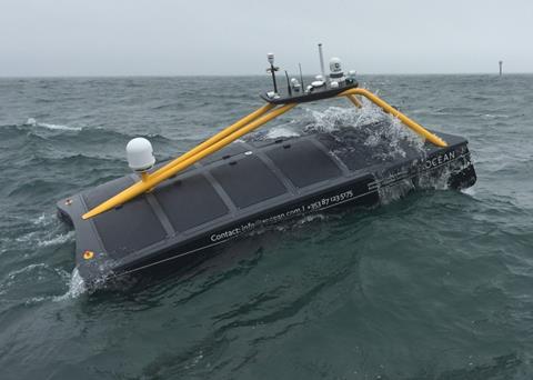 XOCEAN collects ocean data using marine robotics known as Unmanned Surface Vessels