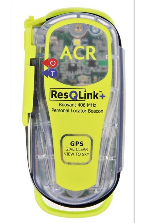 The ACR ResQLink+375 features the only single-handed deployment on the market